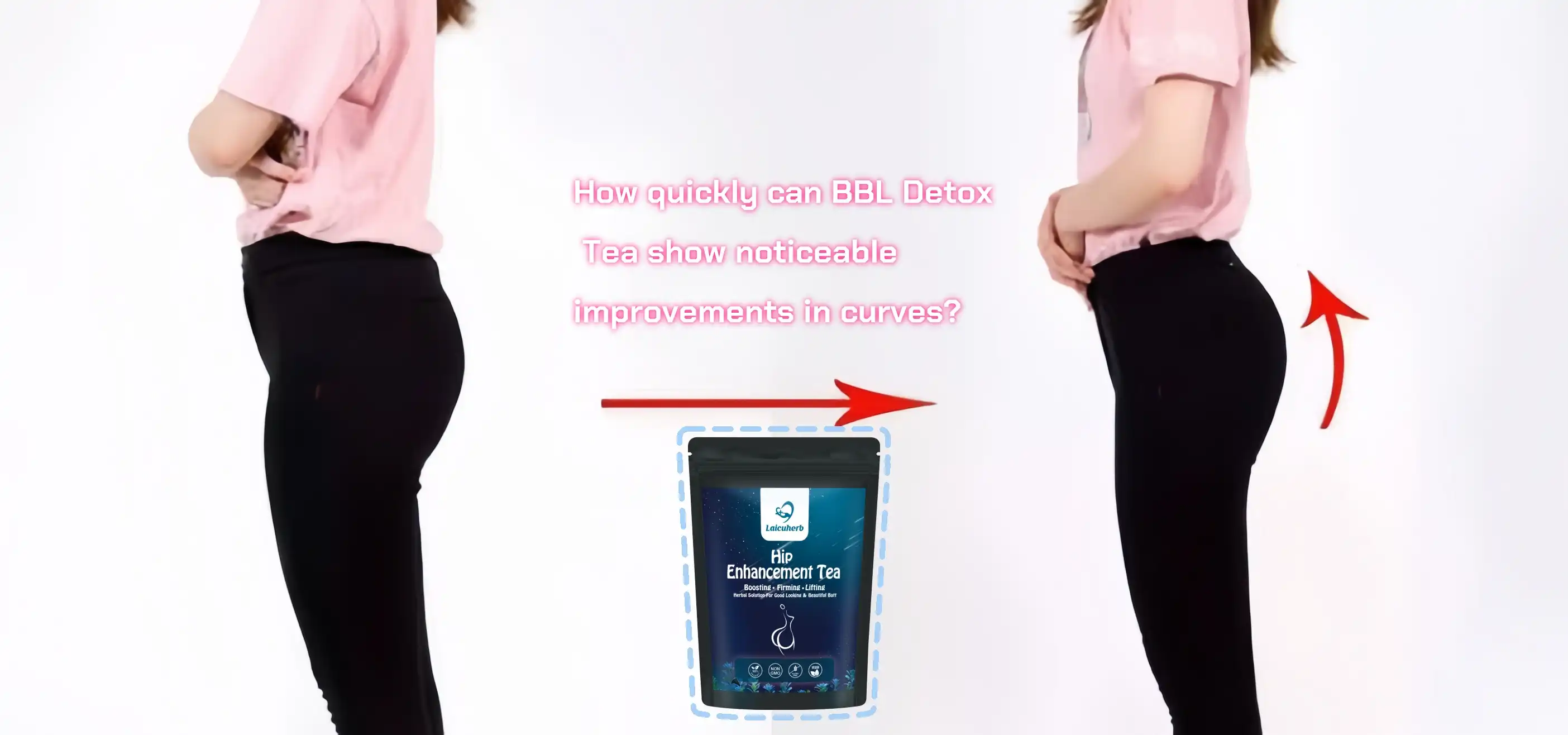 How quickly can BBL Detox Tea show noticeable improvements in curves?